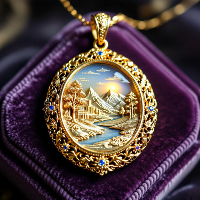 Gold Picture Pendants - Create Yours Now gallery
