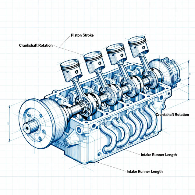 Car Engine Drawings - AI Generated gallery