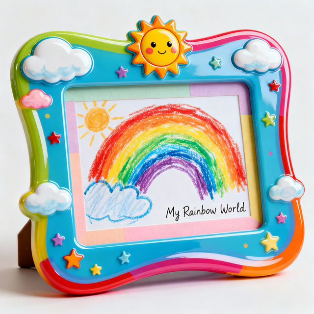 Picture Frames for Kids Art - Made With AI gallery