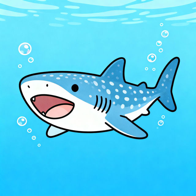 Whale Shark Drawing Easy gallery
