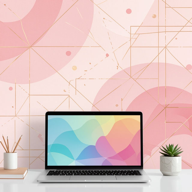 Pink Wallpaper Laptop - Made With AI gallery
