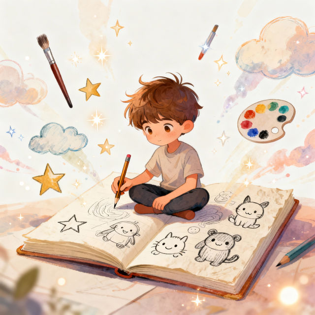 A Drawing Of A Boy gallery