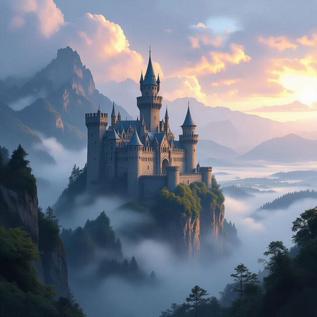 Picture Of A Castle - Generated By AI gallery