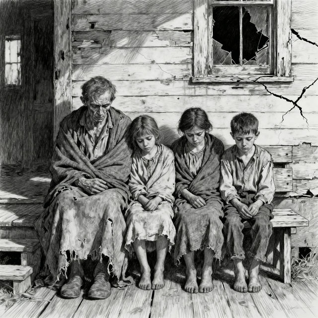The Great Depression Drawings - AI Generated Art gallery