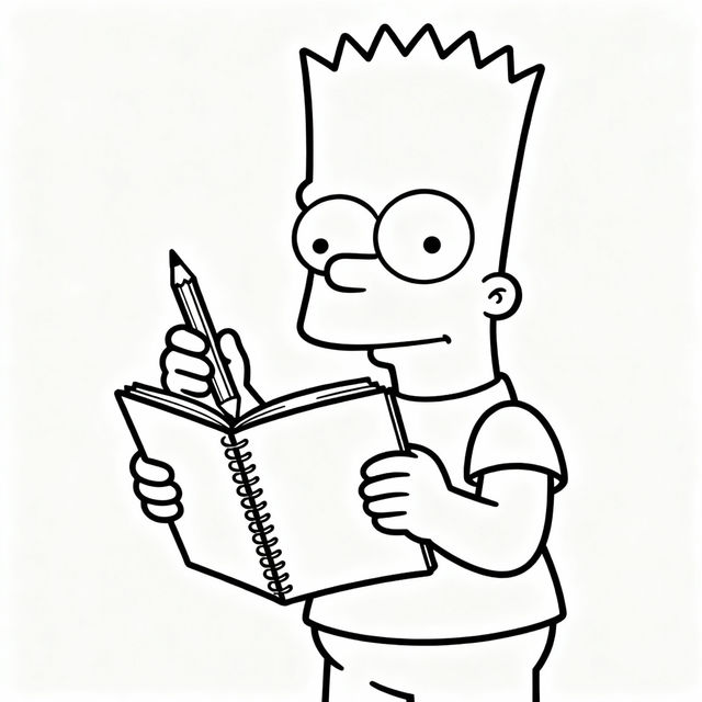 Bart Simpson Drawing Easy gallery