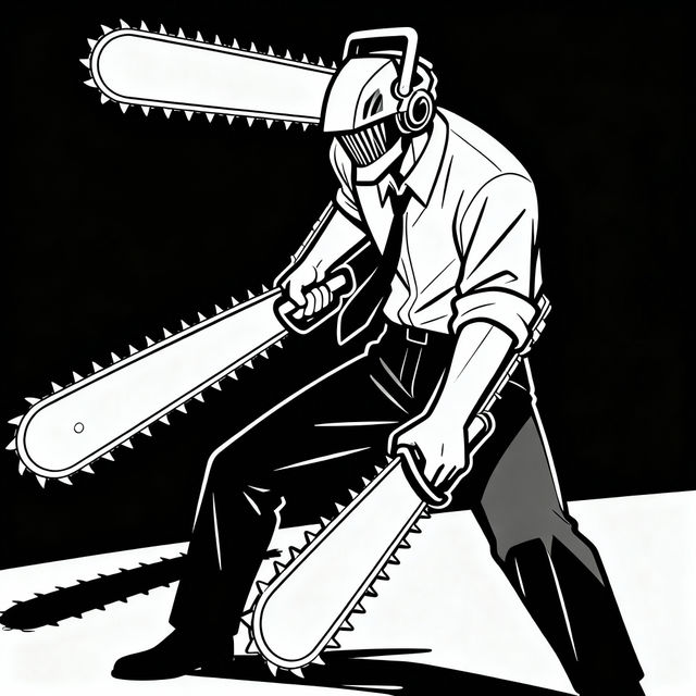Chainsaw Man Drawing Easy - AI Art gallery