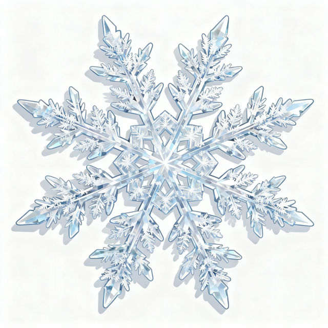 Snowflake Clip Art - AI Generated gallery