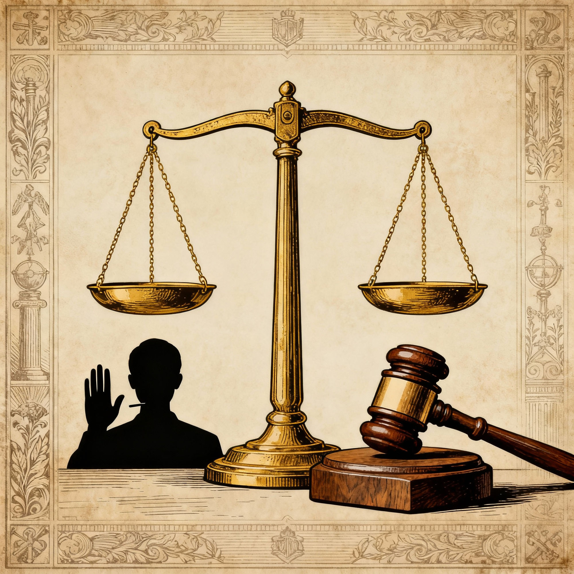 5th Amendment Drawings - AI Art Gallery