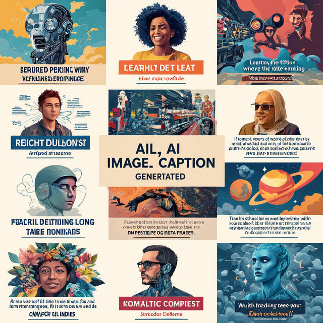 AI Image Caption Generator gallery