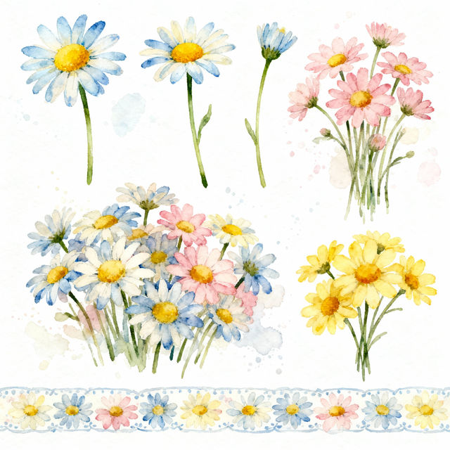 Daisy Clip Art gallery
