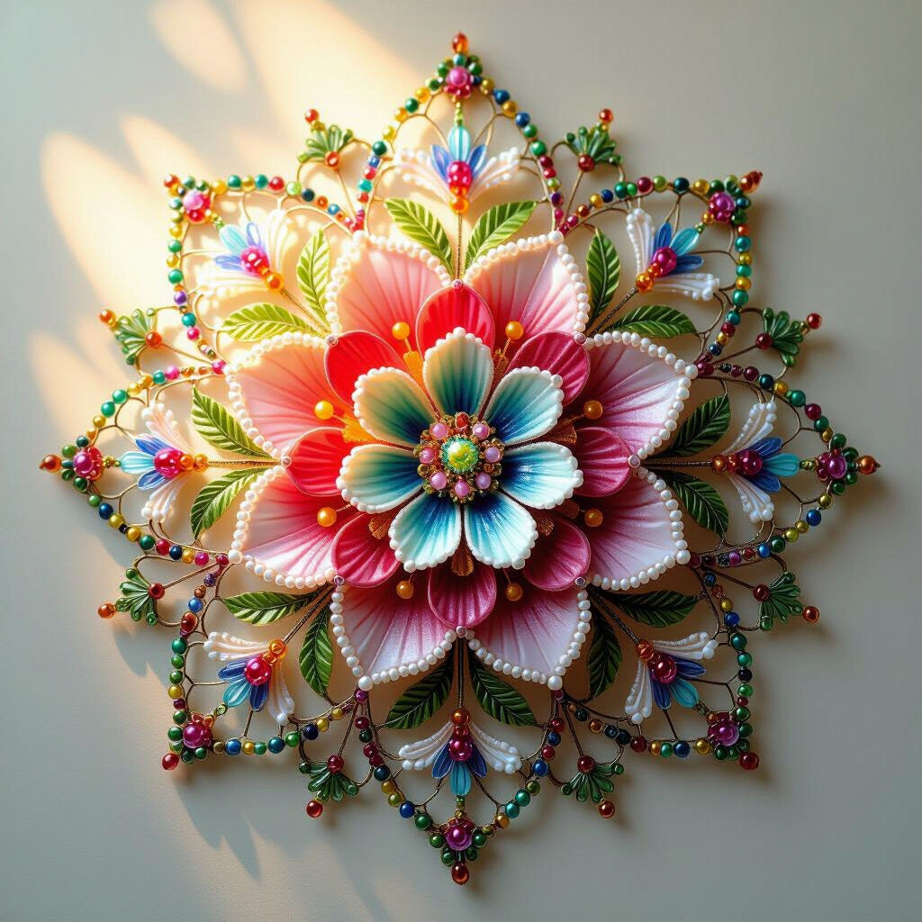 Chicken Wire Bead Art - AI Generator & Gallery