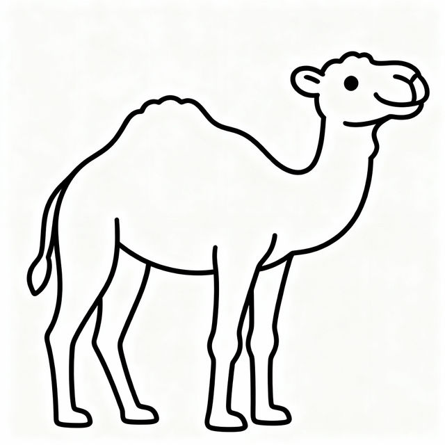 Easy Camel Drawing gallery