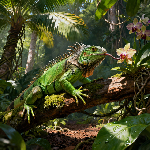 Iguana Drawings - AI Generated Art gallery