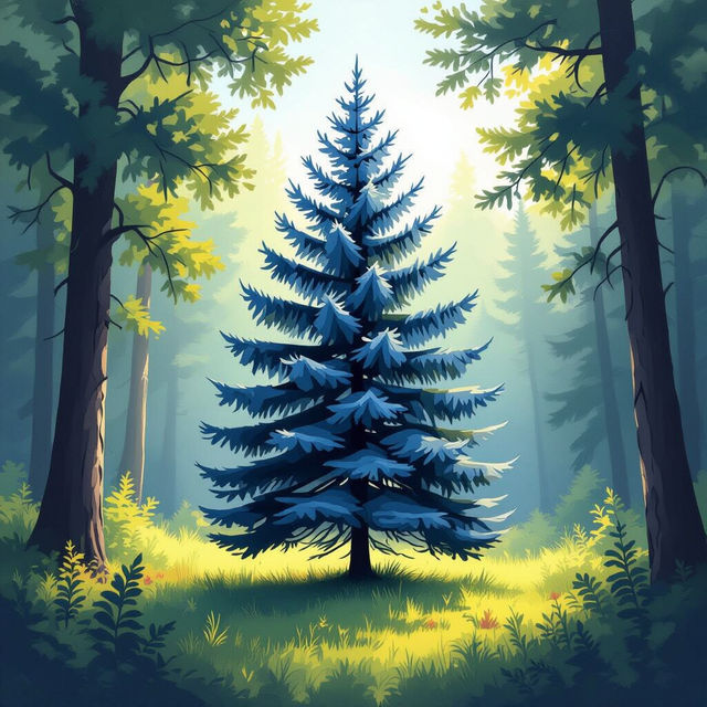 Blue Spruce Pictures - AI Generated gallery