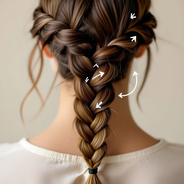 Fishtail Braid Step By Step With Pictures gallery