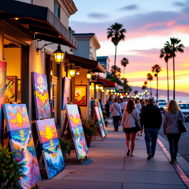 Laguna Beach Art Walk gallery