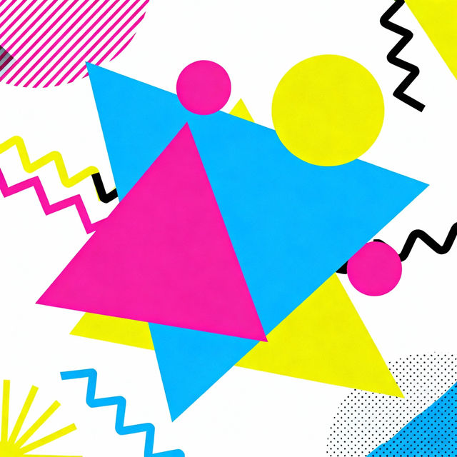 Memphis Art Style - Made With AI gallery