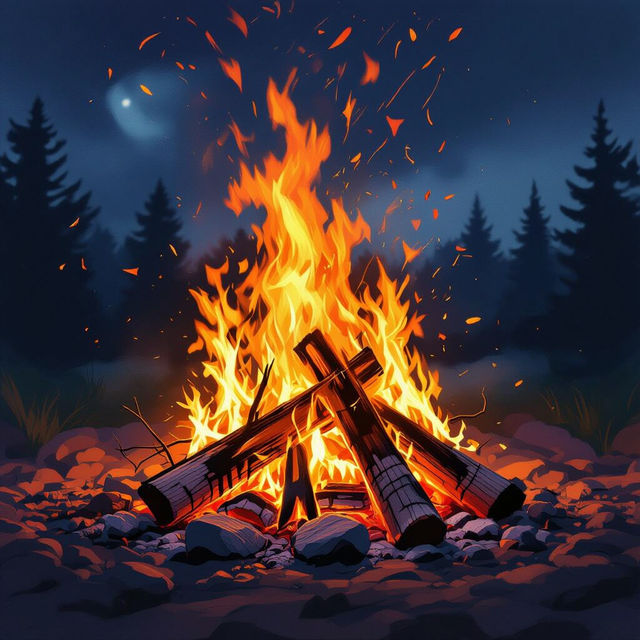 Fire Picture Drawings - AI Generated gallery