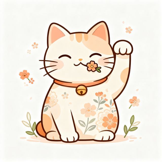 Lucky Cat Drawings - AI Generated gallery