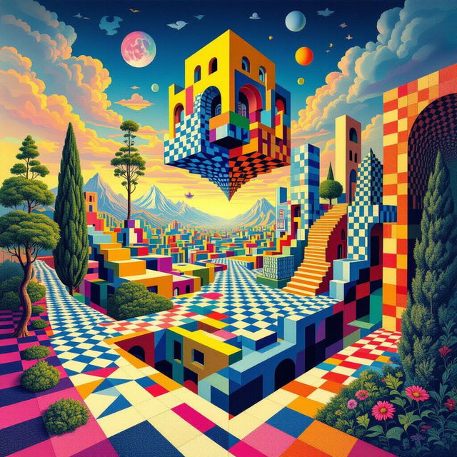 Optical Illusion Wallpapers - Made With AI gallery