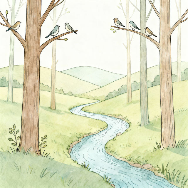 Nature Drawings - Easy AI Art gallery