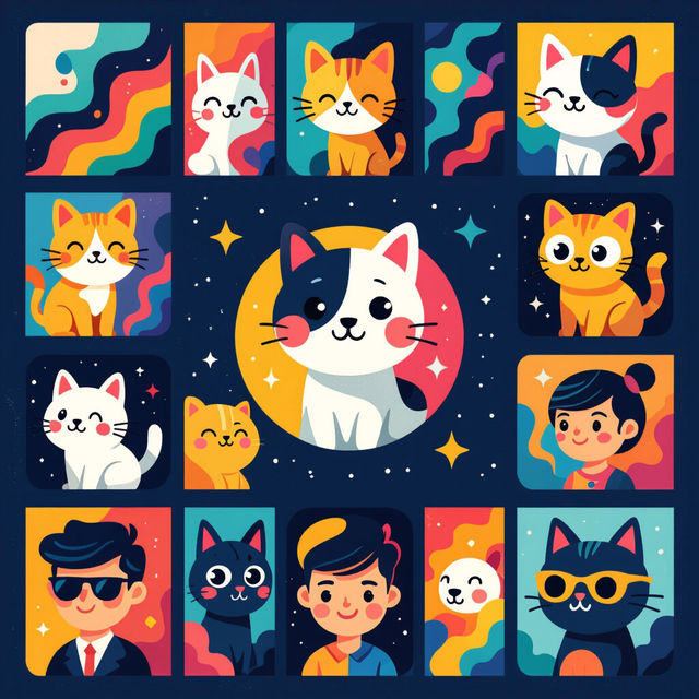 Group Chat Profile Pictures - Made With AI gallery