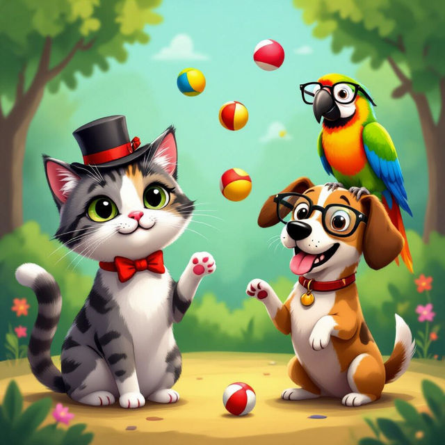 Silly Animal Pictures - Made With AI gallery