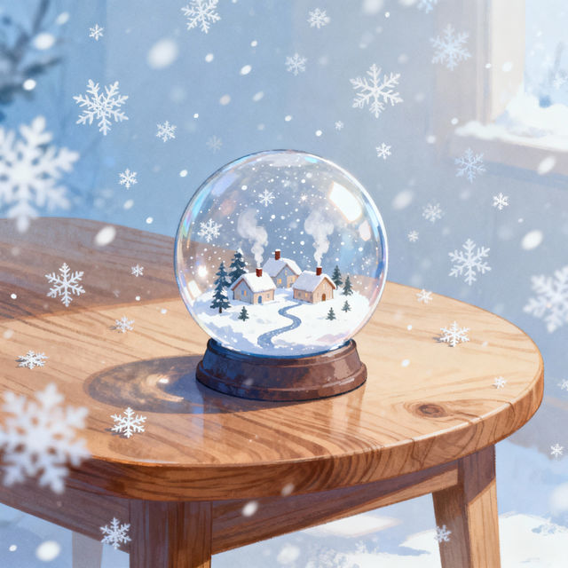 Snow Globe Drawing Ideas gallery