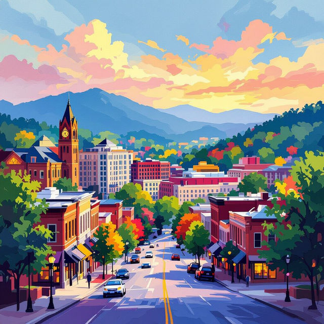 Asheville Art Galleries - AI Generated gallery
