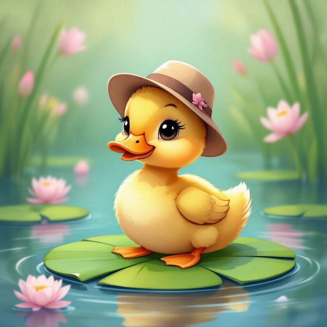 Ducky Wallpaper - Made With AI gallery