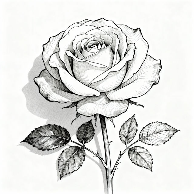 Line Art Flowers - AI Generated gallery