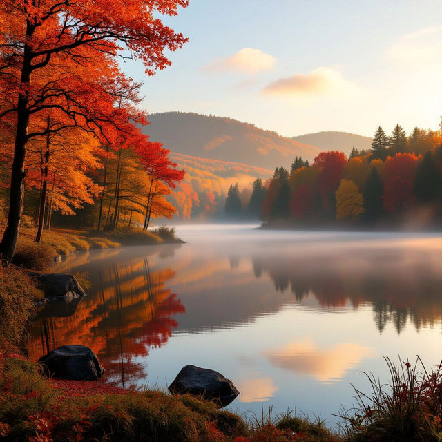 Aesthetic Autumn Wallpapers - Made With AI gallery