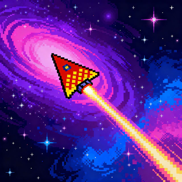 Spaceship Pixel Art gallery