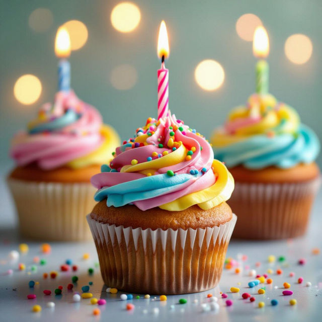 Birthday Cupcake Images gallery