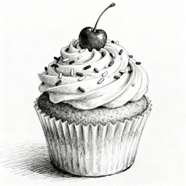 Cupcake Sketch Art gallery