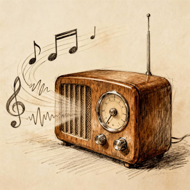 Drawing Radio Art - AI Generated gallery