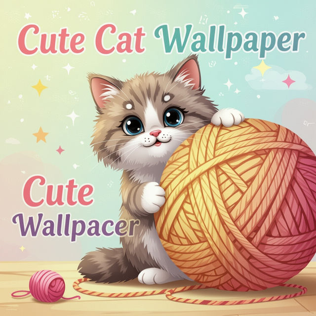 Cute Cat Wallpaper - Made With AI gallery