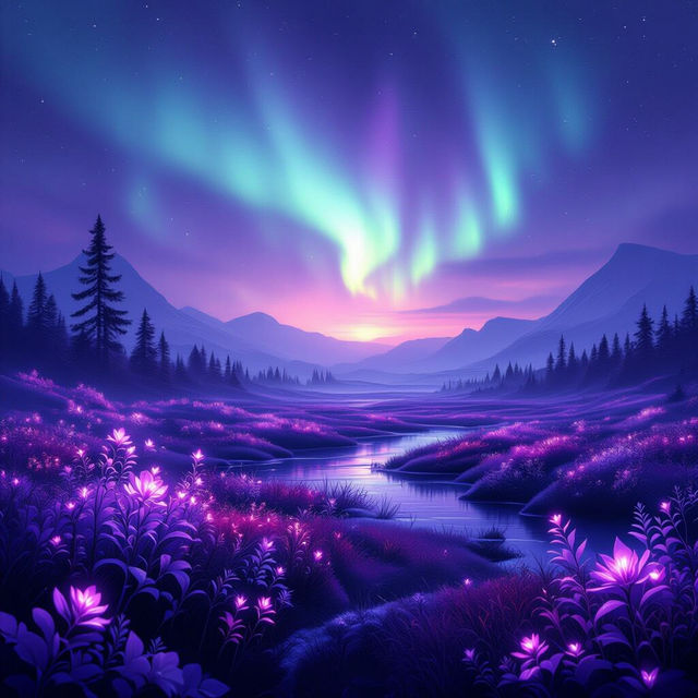 Purple Wallpapers - Made With AI gallery