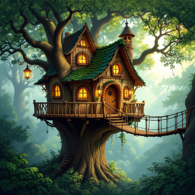 Tree House Pictures - Made With AI gallery