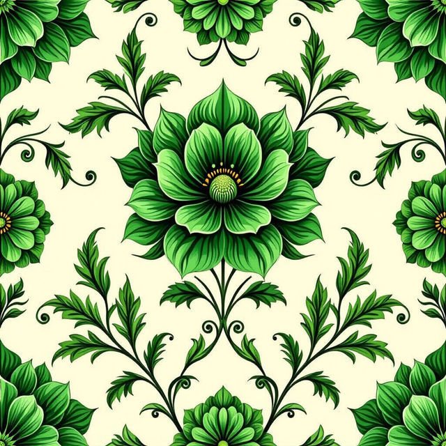 Green Pattern Wallpaper - Made With AI gallery
