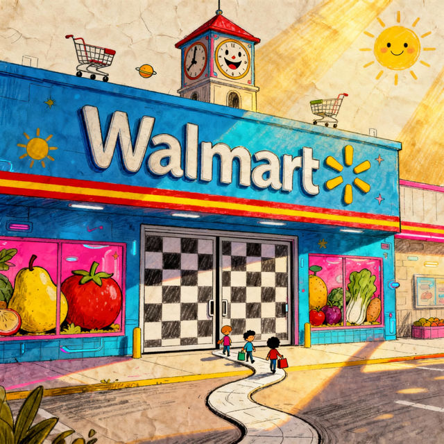Walmart Drawings - AI Generated Art gallery