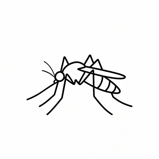 Mosquito Drawing Easy gallery
