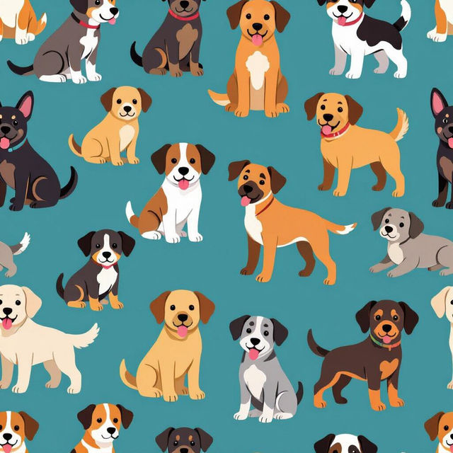 Dog Peel and Stick Wallpaper gallery