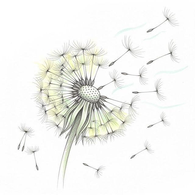 Explore Stunning Dandelion Drawings gallery