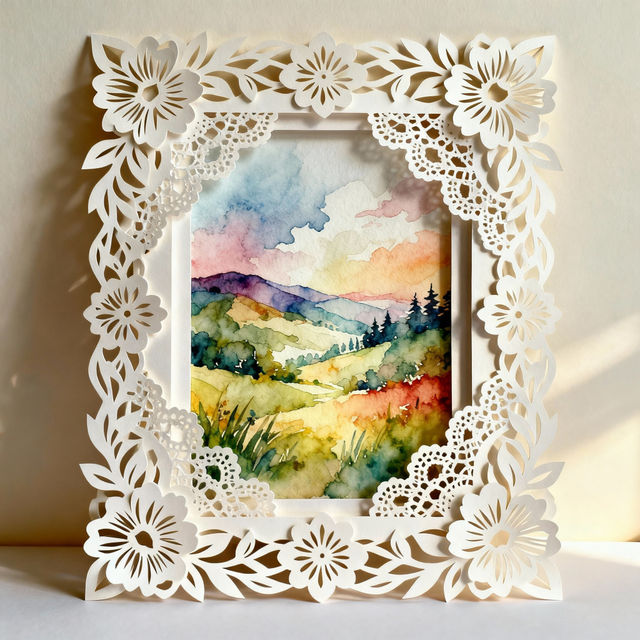 Paper Picture Frames - AI Generated gallery