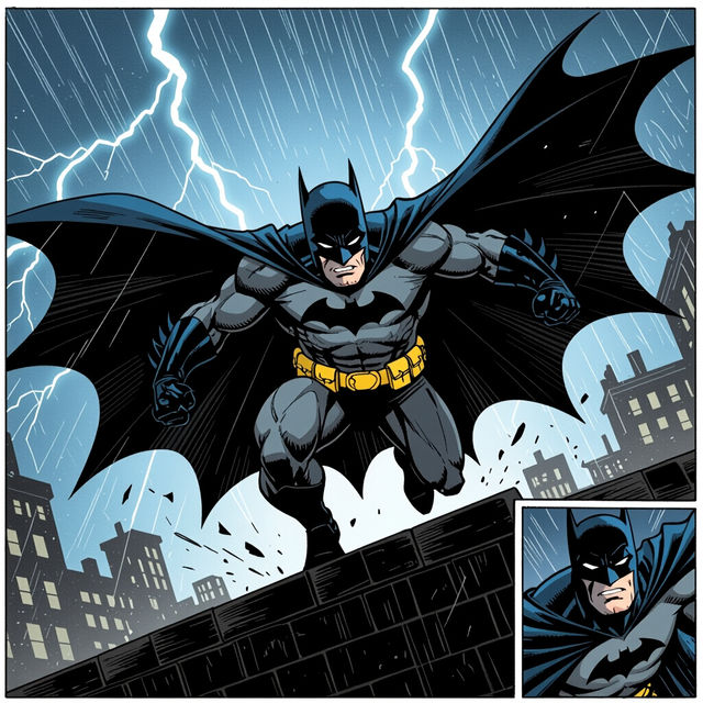 Batman Comic Art gallery