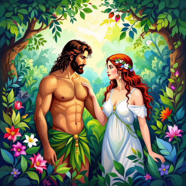 Adam And Eve Pictures - AI Generated gallery