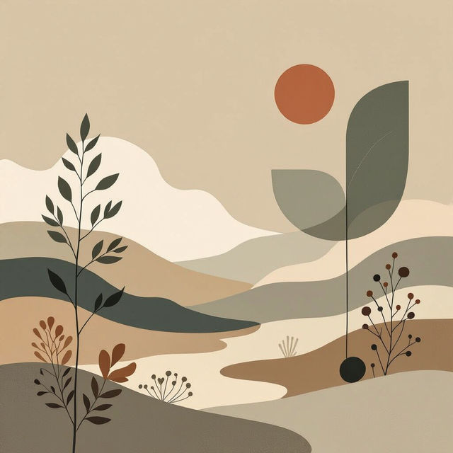 Minimalist Eco Art gallery