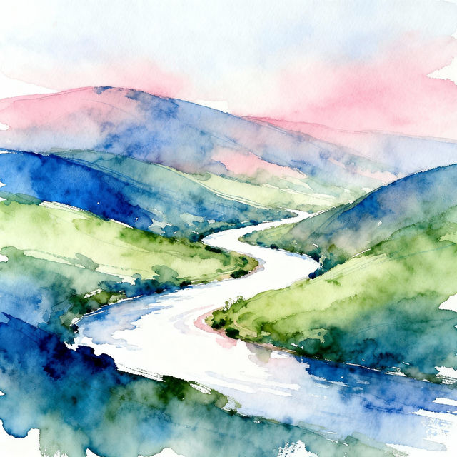 Watercolor Drawings - Made With AI gallery