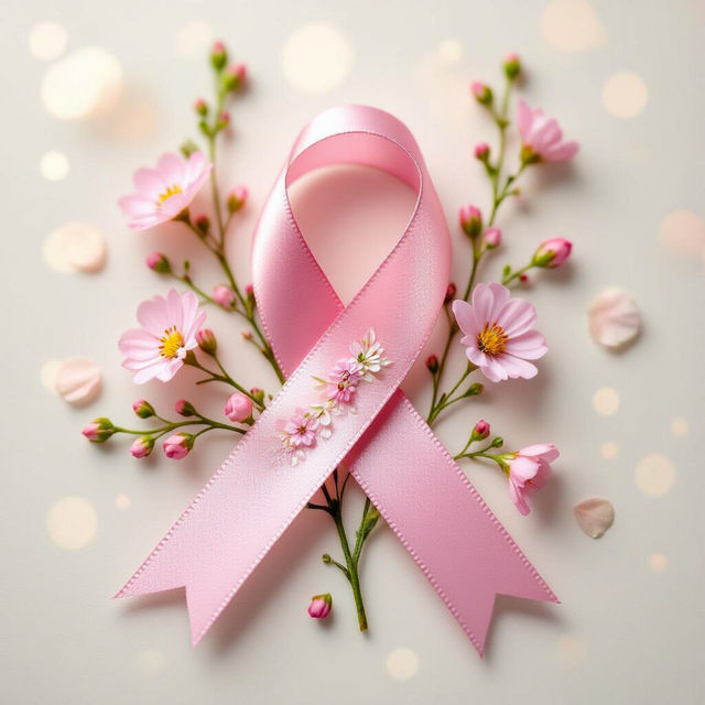 Pink Ribbon Wallpapers - AI Generated gallery